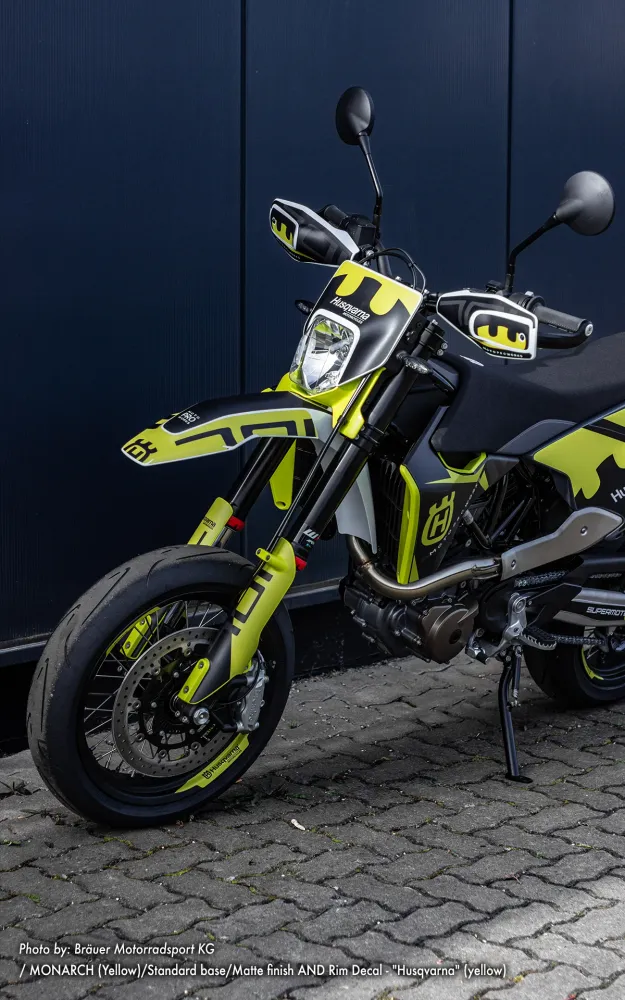 Husqvarna 701 Enduro Dekor - "Monarch" (Gul)