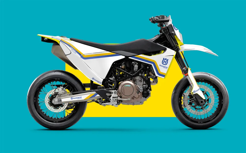 Husqvarna 701 Enduro DEKOR - "Regal" (Hvid)
