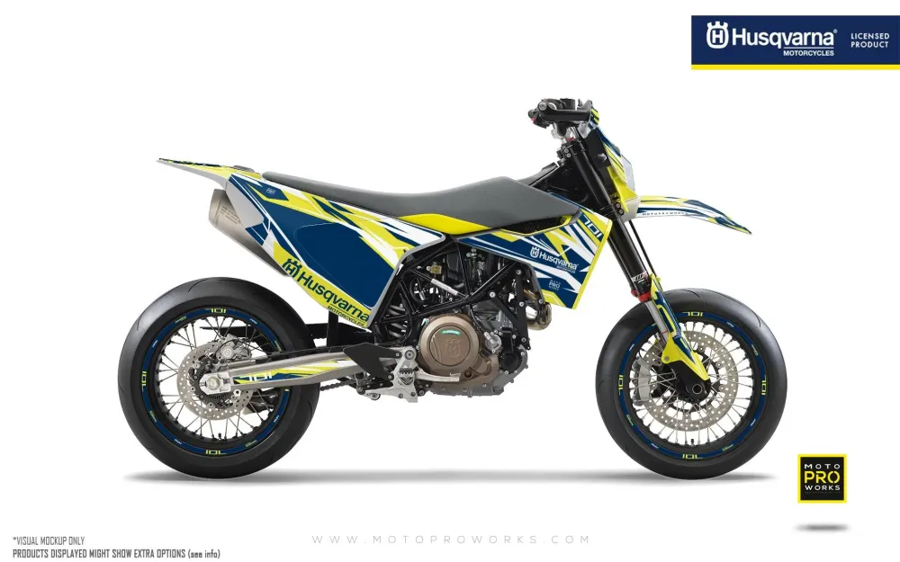 Husqvarna 701 Enduro Dekor - "Ripple" (Blå)