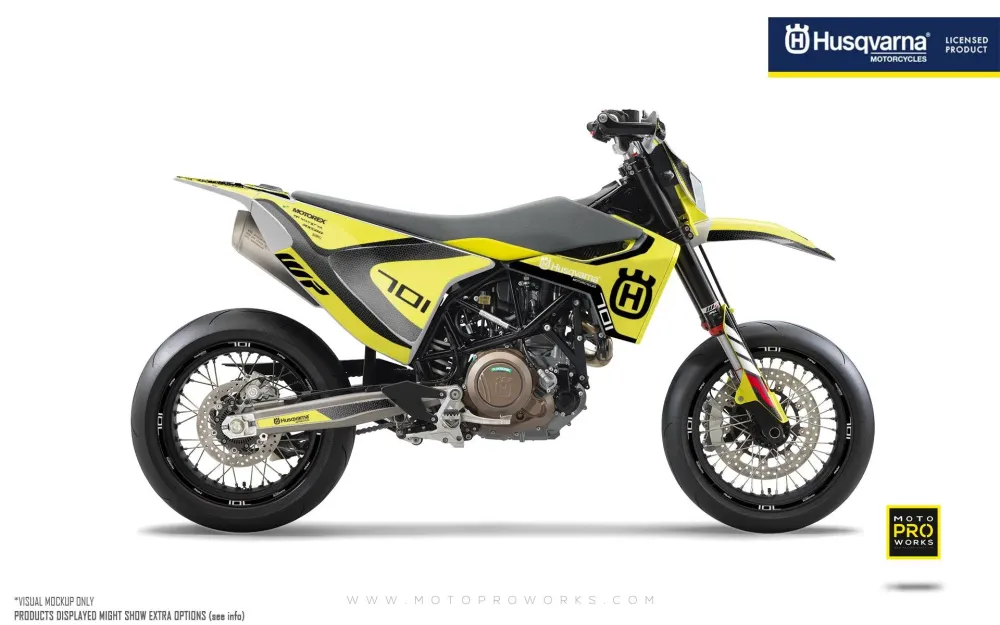 Husqvarna 701 Enduro Dekor - "RR-Tech" (Gul)