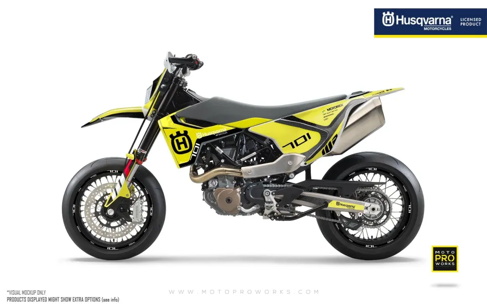 Husqvarna 701 Enduro Dekor - "RR-Tech" (Gul)