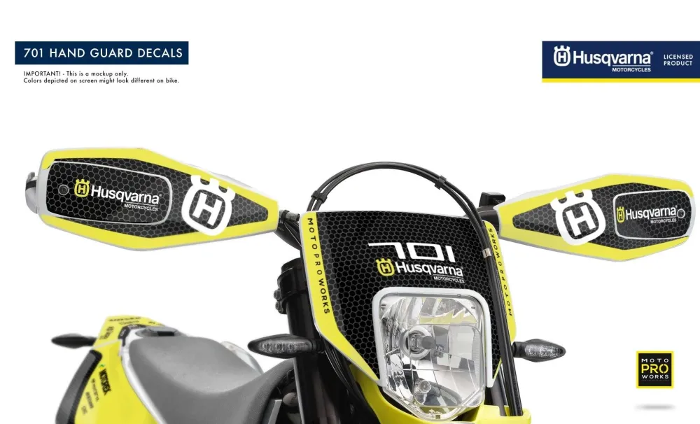 Husqvarna 701 Enduro Dekor - "RR-Tech" (Gul)