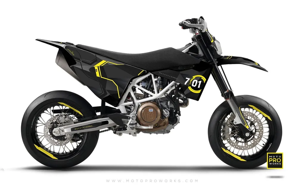 Husqvarna 701 Enduro Dekor - "SCANNER" (mørkt)