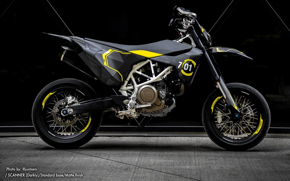 Husqvarna 701 Enduro Dekor - "SCANNER" (mørkt)