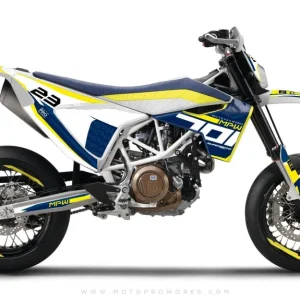 Husqvarna 701 Enduro Dekor - "SEVENOH" (Blå/Hvid)