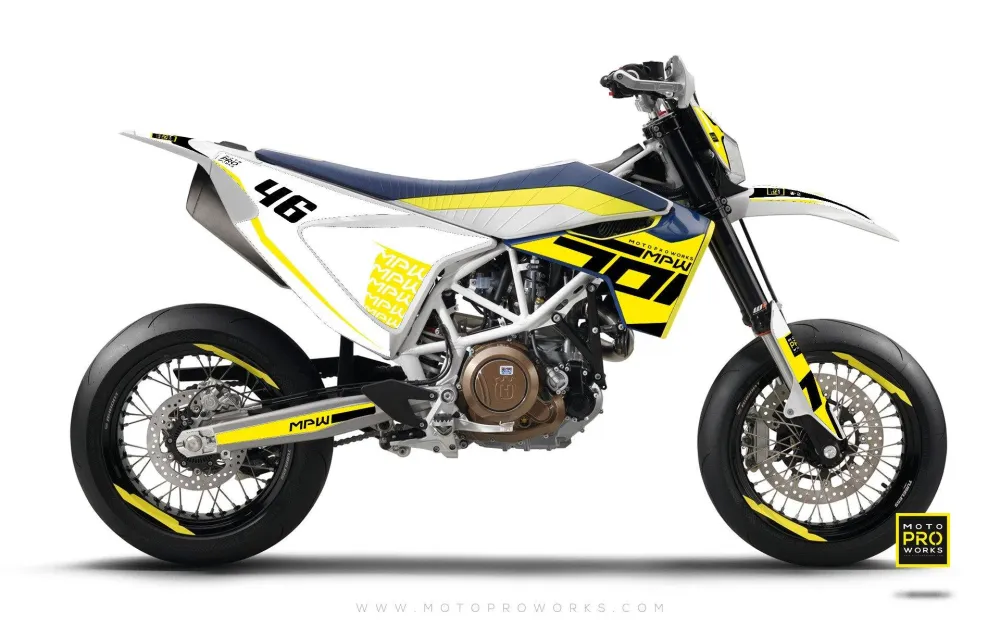 Husqvarna 701 Enduro Dekor - "SEVENOH" (gul)