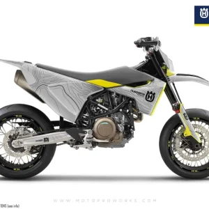 Husqvarna 701 Enduro Dekor - "Topography" (Grå)