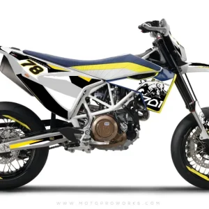 Husqvarna 701 Enduro Dekor - "TORO" (sort/hvid)