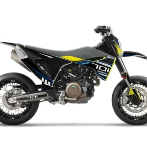 Husqvarna 701 Enduro Dekor - "Vortex" (Sort/Blå)