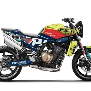 Husqvarna 801 Svartpilen DEKOR - "P1" (Blå/Rød)