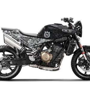 Husqvarna 801 Svartpilen DEKOR - "Polyatomic" (Sort/Grå)