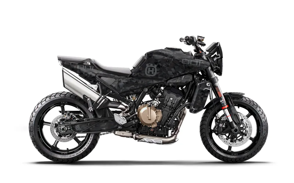 Husqvarna 801 Svartpilen DEKOR - "Polyatomic" (Stealth)