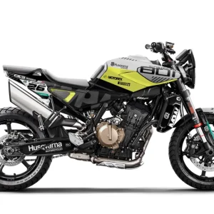 Husqvarna 801 Svartpilen DEKOR - "P1" (Sort/Gul)