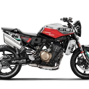 Husqvarna 801 Svartpilen DEKOR - "P1" (Sort/Rød)