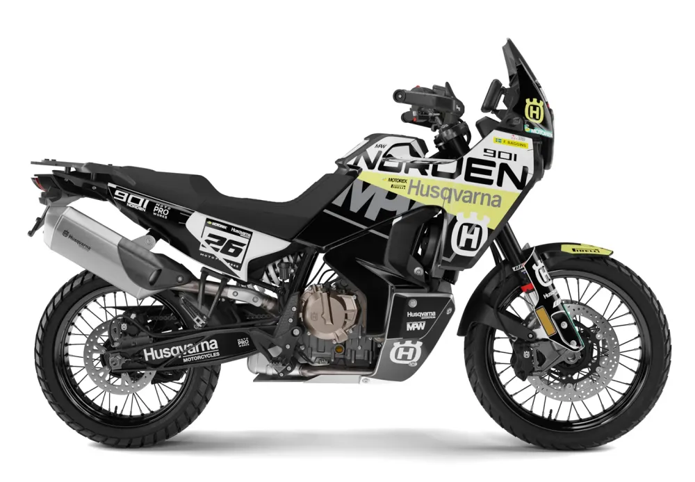HUSQVARNA Norden 901 DEKOR - "P1” (Sort/Gul)