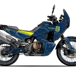 HUSQVARNA Norden 901 DEKOR - "Topography" (Blå/Gul)