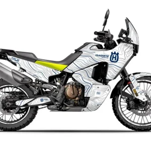 HUSQVARNA Norden 901 DEKOR - "Topography" (Hvid/Blå)