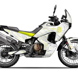 HUSQVARNA Norden 901 DEKOR - "Topography" (Hvid/Gul)