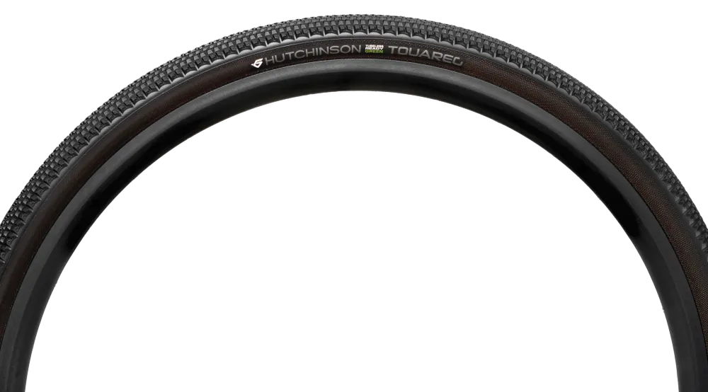 HUTCHINSON TOUAREG GREEN 700x40c Forstærket Hardskin Tubeless Ready Sort dæk