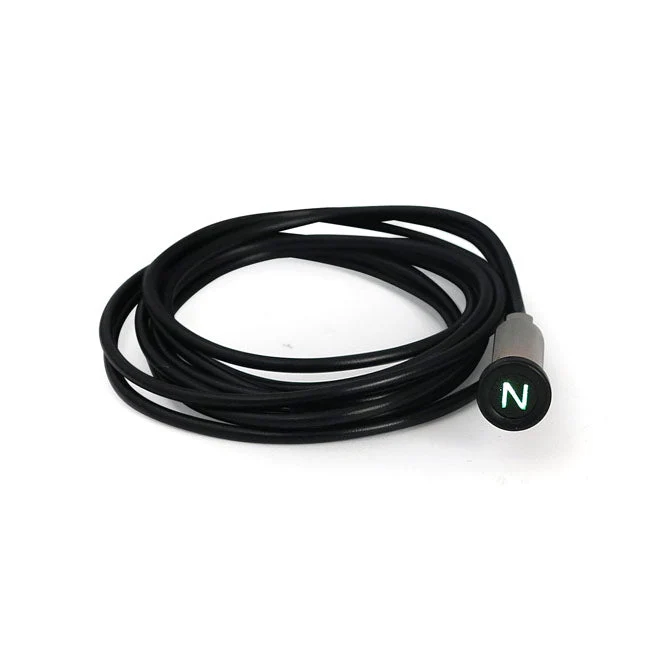 3/8" (9,5 mm) indikatorlys Neutralgrøn med symbol