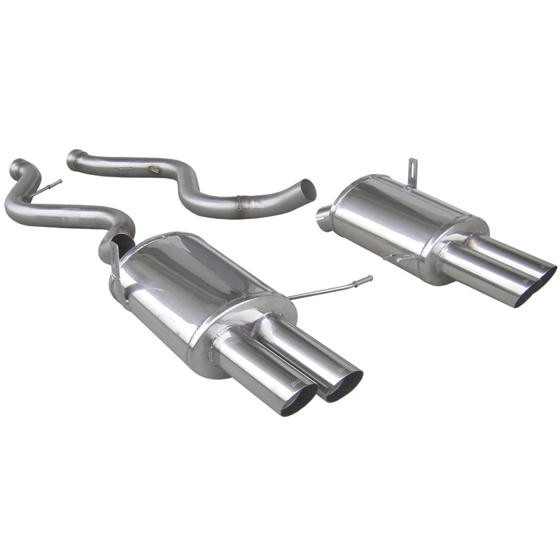 InoXcar, Dobbelt sportsudstødning, passer til BMW 3-Series E92 M3 Coupe 4.0 V8 2007- Left/Right 2x76mm Racing
