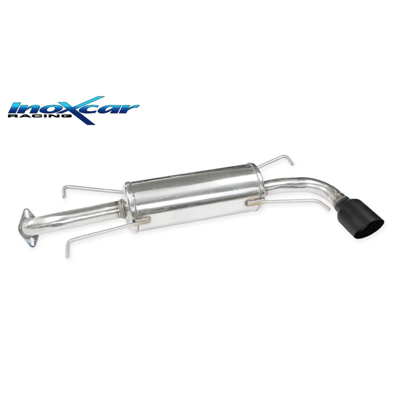 InoXcar, Sportsudstødning, passer til Subaru Impreza 4WD 2.5 WRX 230hp 2008- 1x100mm Ceramic Black