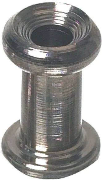 Kalecheknap krom 16,5 mm, 10 stk