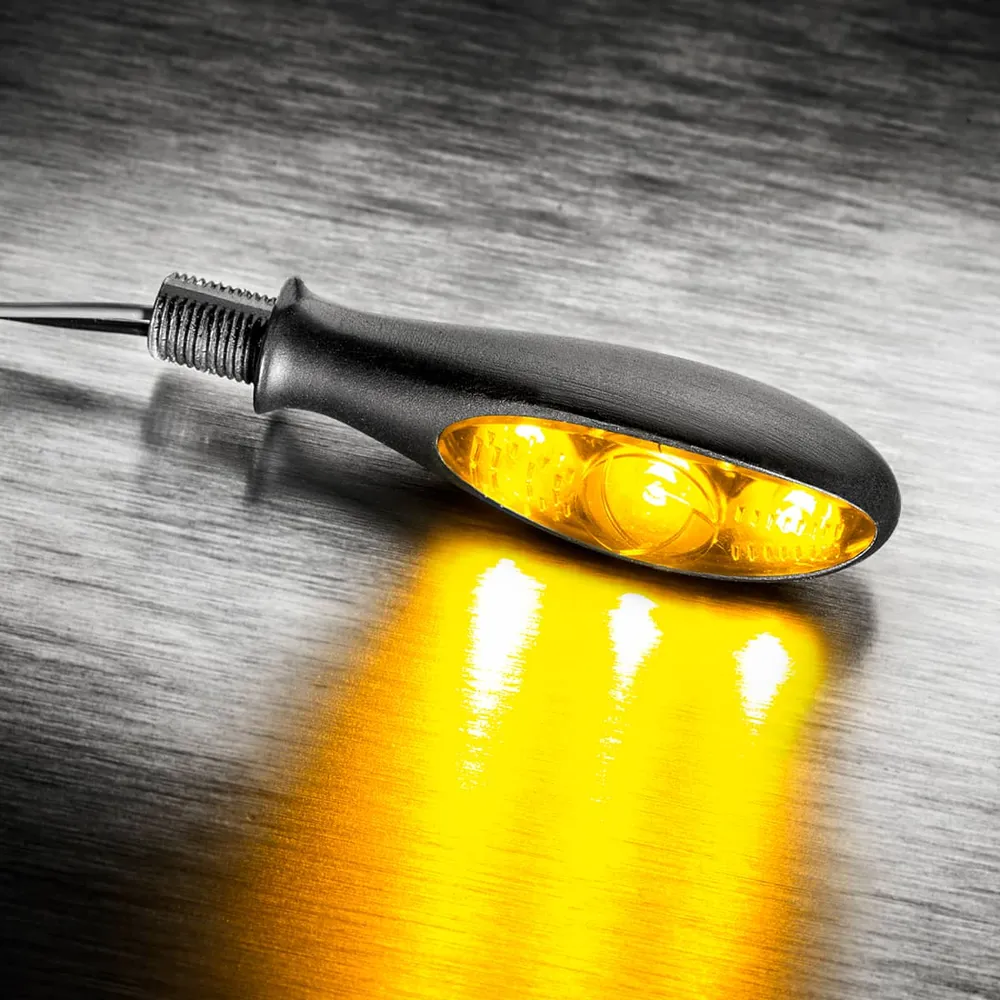 Kellermann Micro S Dark Mini LED Blinklys til motorcykel