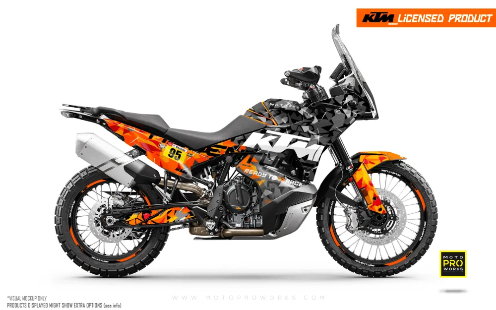 KTM 790/890 Adventure R/S DEKOR - "Waypointer" (Flake Edition)