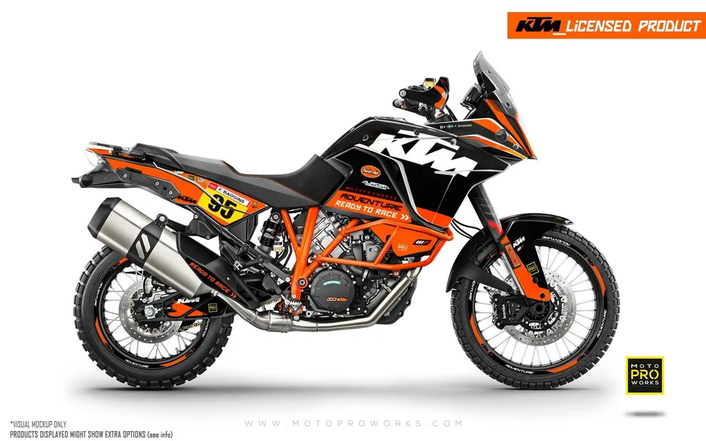 KTM 1050 Adventure DEKOR - "WAYPOINTER" (Midnight)