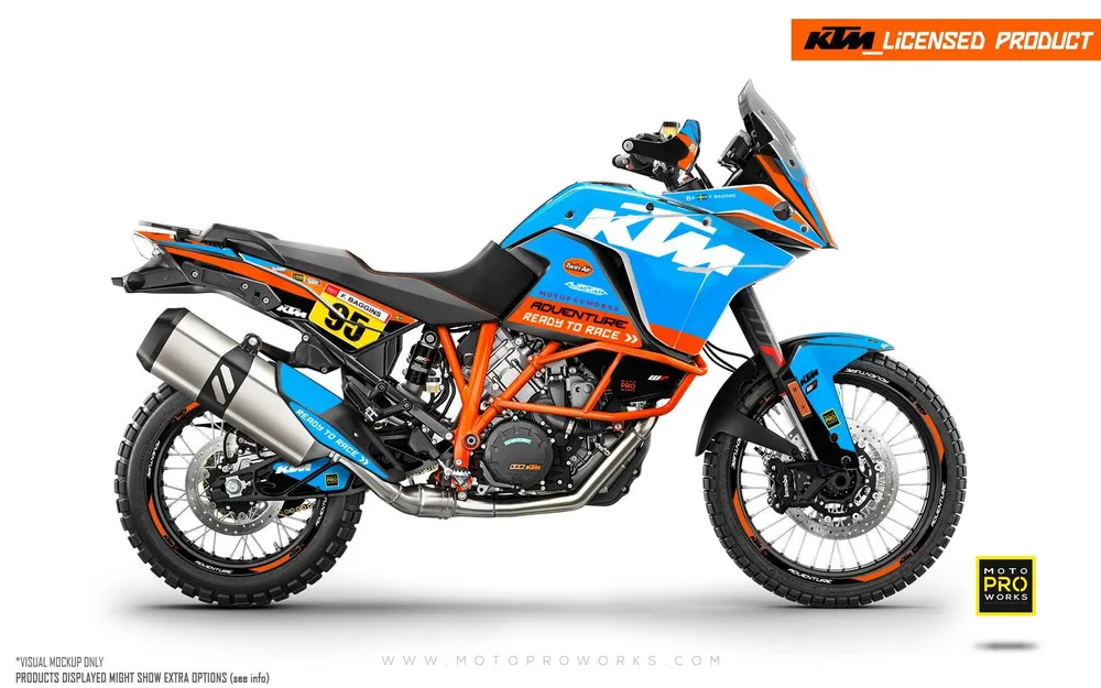 KTM 1050 Adventure DEKOR - "WAYPOINTER" (Ocean)