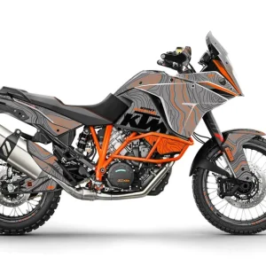 KTM 1090 Adventure DEKOR - "TOPOGRAPHY" (Grå/Orange)