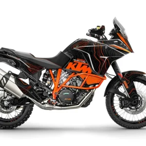 KTM 1090 Adventure DEKOR - "TOPOGRAPHY" (Sort/Orange)
