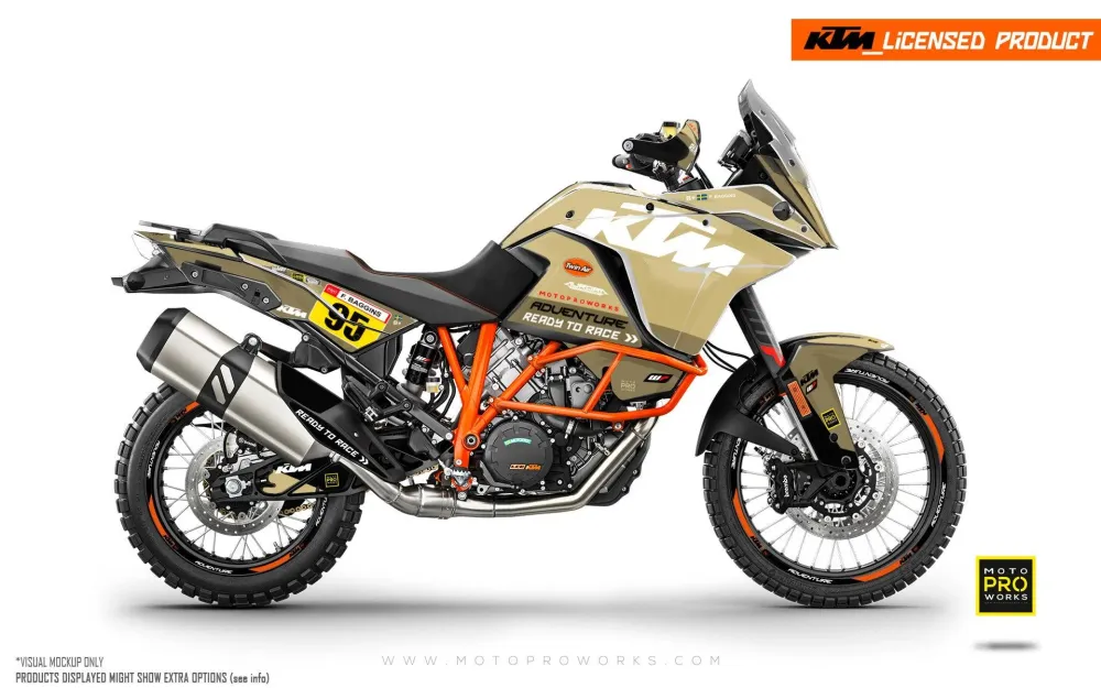 KTM 1190 Adventure DEKOR - "WAYPOINTER" (Sand)