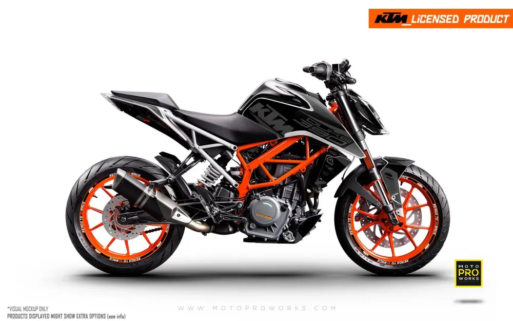 KTM 125 Duke DEKOR - "Torque" (Sort)