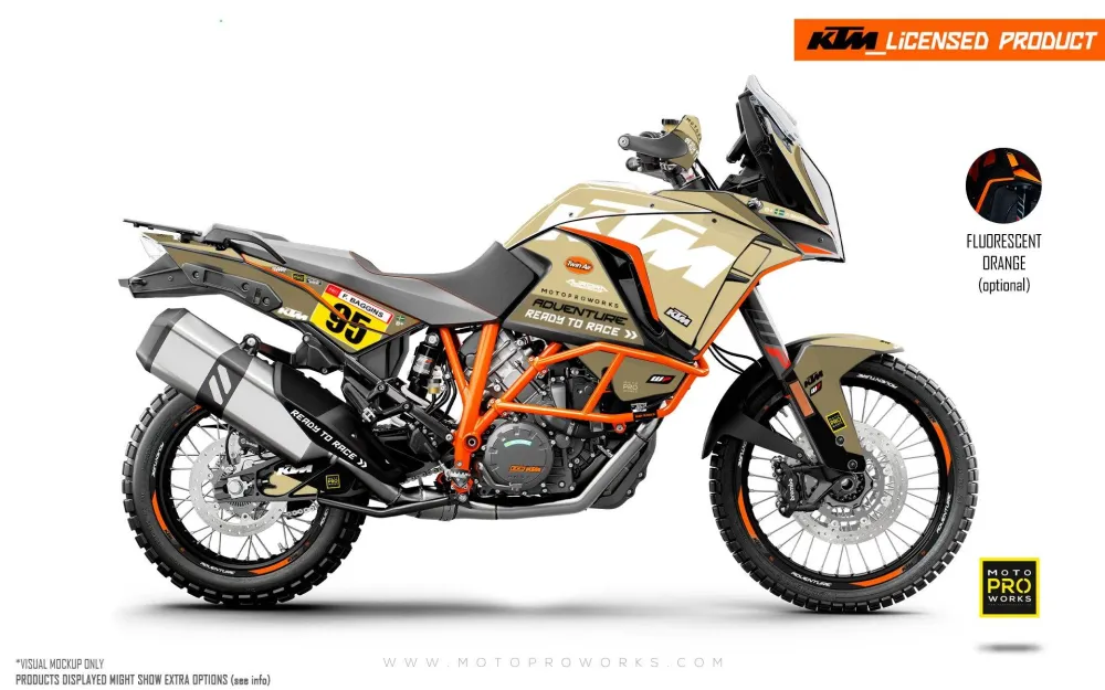 KTM 1290 Super Adventure 2017-2020 DEKOR - "Waypointer" (Sand)