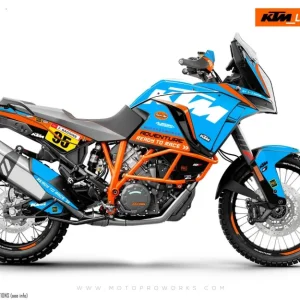 KTM 1290 Super Adventure 2017-2020 DEKOR - "Waypointer" (Ocean)