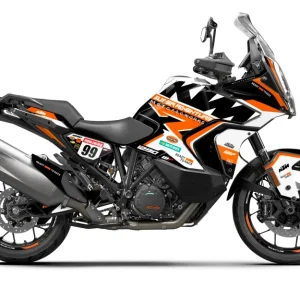 KTM 1290 Super Adventure DEKOR - "Atlantic" (Hvid/Sort/Orange)