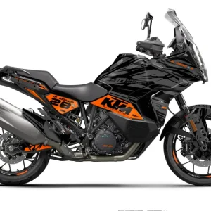 KTM 1290 Super Adventure DEKOR - "Fragment" (Sort/Orange)
