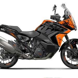 KTM 1290 Super Adventure DEKOR - "Frontier" (Sort/Orange)