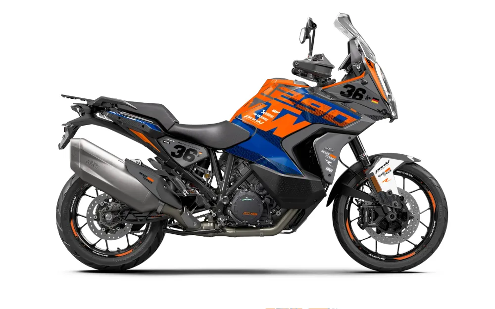 KTM 1290 Super Adventure DEKOR - "Frontier" (Blå/Grå)