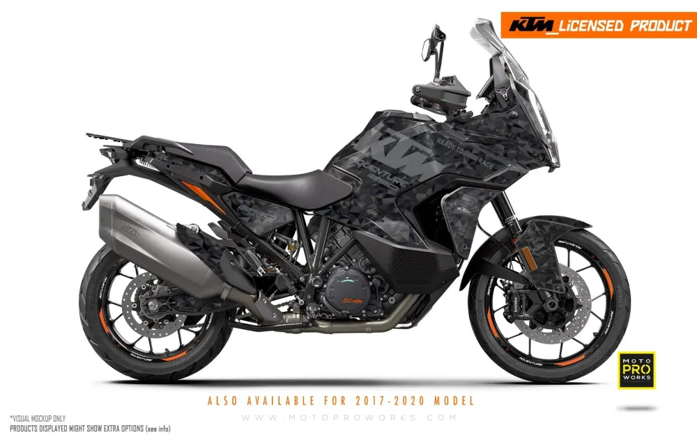 KTM 1290 Super Adventure DEKOR - "Polyatomic" (Stealth)
