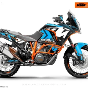 KTM 1290 Super Adventure DEKOR - "Rasorblade" (Blue)