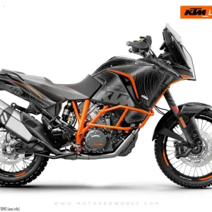 KTM 1290 Super Adventure DEKOR - "Topography" (Sort)