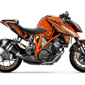 KTM 1290 Super Duke R 2014-2019 DEKOR - "Vortex" (Orange)