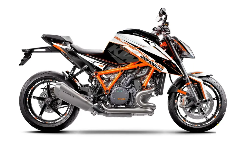 KTM 1290 Super Duke R 2020-2023 - "Torque" (Hvid/Sort/Orange)