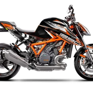 KTM 1290 Super Duke R 2020-2023 - "Vortex" (Sort/Orange)