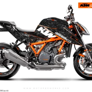KTM 1290 Super Duke R DEKOR - "Polyatomic" (Sort)