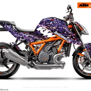 KTM 1290 Super Duke R DEKOR - "Polyatomic" (Lilla)