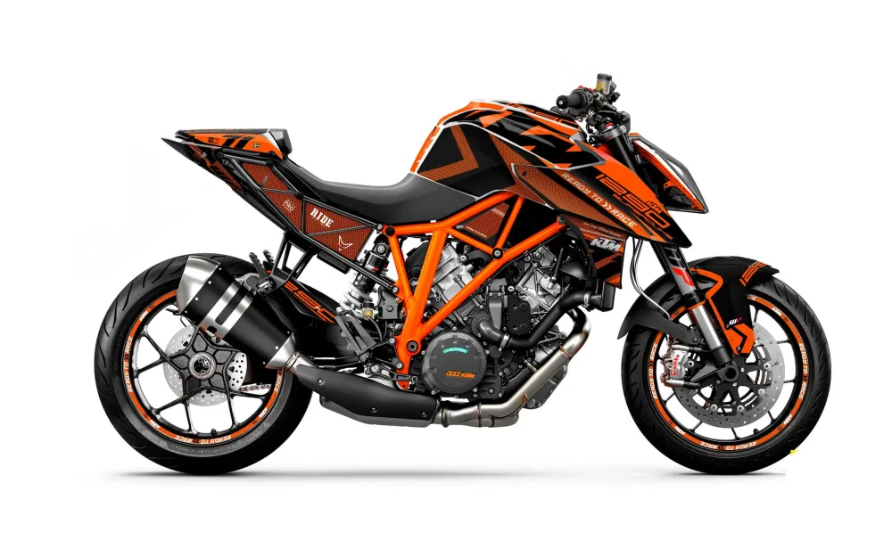 KTM 1290 Super Duke R DEKOR - "Rasorblade" (Orange)